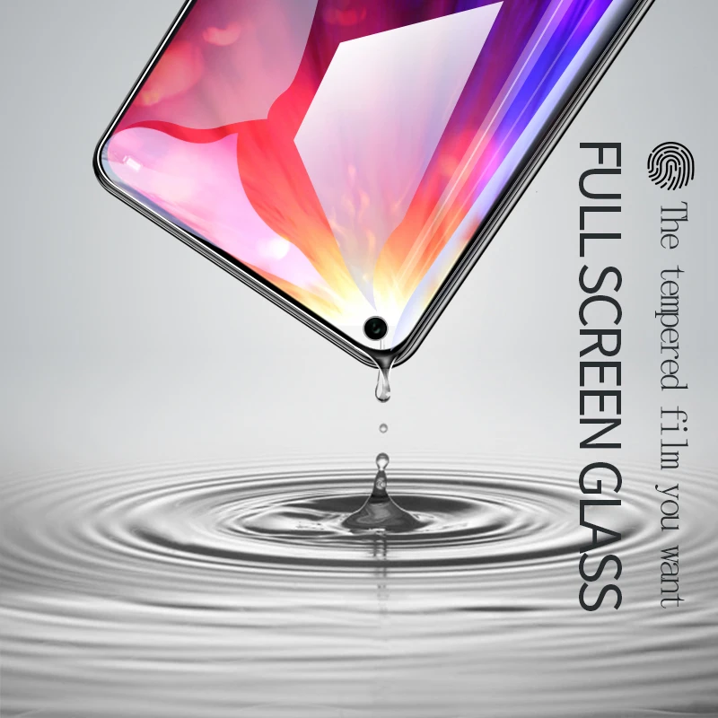 Защитное закаленное стекло для HUAWEI P30 Honor V20 V10 10 9i 9 8 8X 7 7C HD Full Screen Protector|Защитные