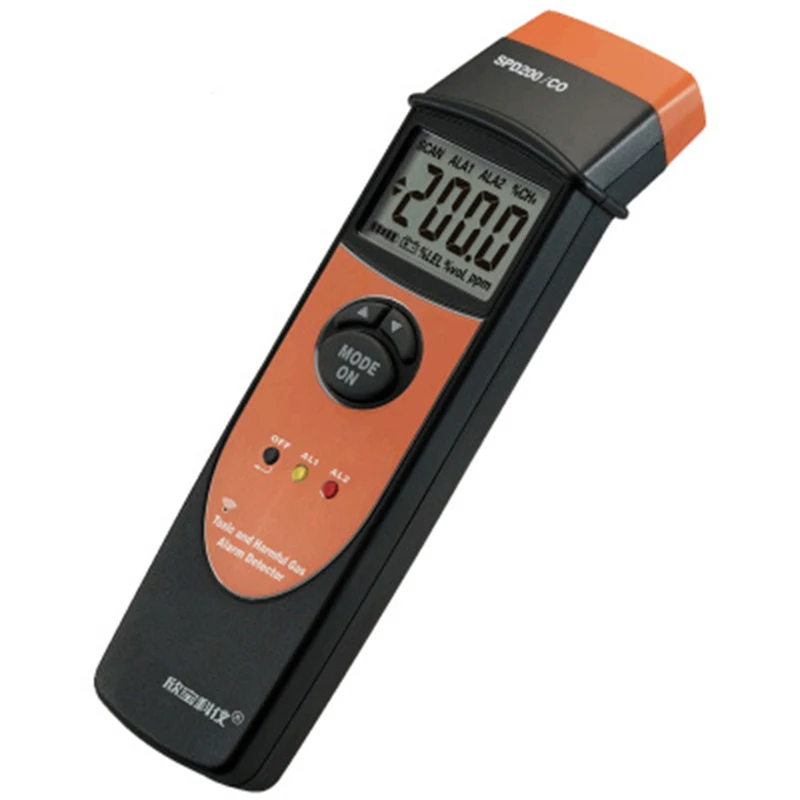 

Carbon Monoxide Detector 0-1000PPM CO Carbon Monoxide Meter Monitor Backlight Display Acousto-optic Alarming Gas Tester Detector