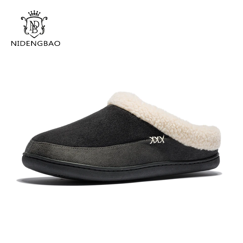 online Marca Homens Inverno chinelos Casa de Algodão Banheiro Luxuoso Slipppers Quente Austrália Estilo Masculino Casa Interior Homem Adulto Sólida Pantufa
