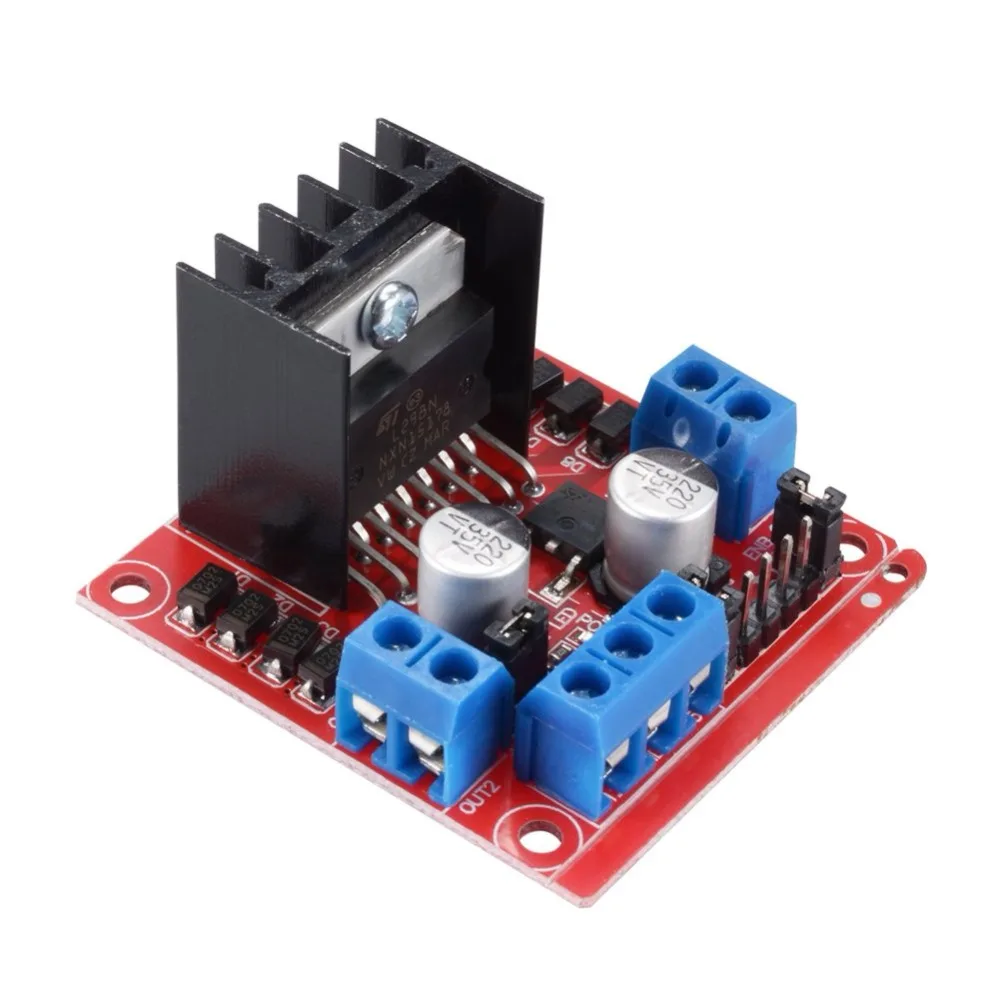 

Dual H Bridge L298N Motor Driver Board Module for Arduino UNO Car Robot L298 Stepper Motor Smart Controller