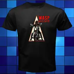Новая ОСА W.A.S.P. Wild Child металл рок-группа Черная футболка Размеры размеры s m l xl 2XL 3XL Прохладный Slim Fit Письмо PrintedMen футболка Cool