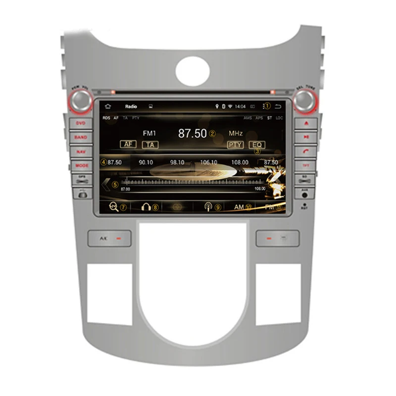 Clearance Ectwodvd Octa Core/Quad Core 4G/2G Android 9.0 Car DVD for KIA SHUMA Cerato Auto Air-Conditioner version 2008-2012 GPS 12 Clearance Ectwodvd Octa Core/Quad Core 4G/2G Android 9.0 Car DVD for KIA SHUMA Cerato Auto Air-Conditioner version 2008-2012 GPS 12