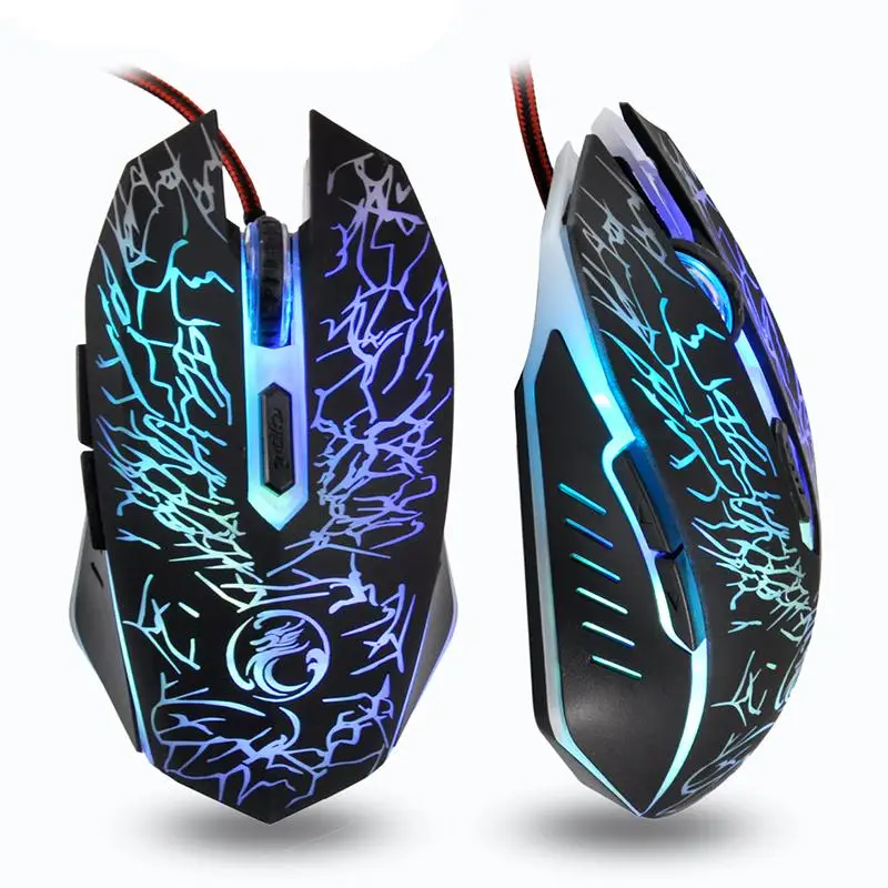 

Gaming Wired Mouse 3600 DPI USB Computer Mouse 6 Buttons Optical LED Mice for Desktop Home Office Use Gamer Mouses