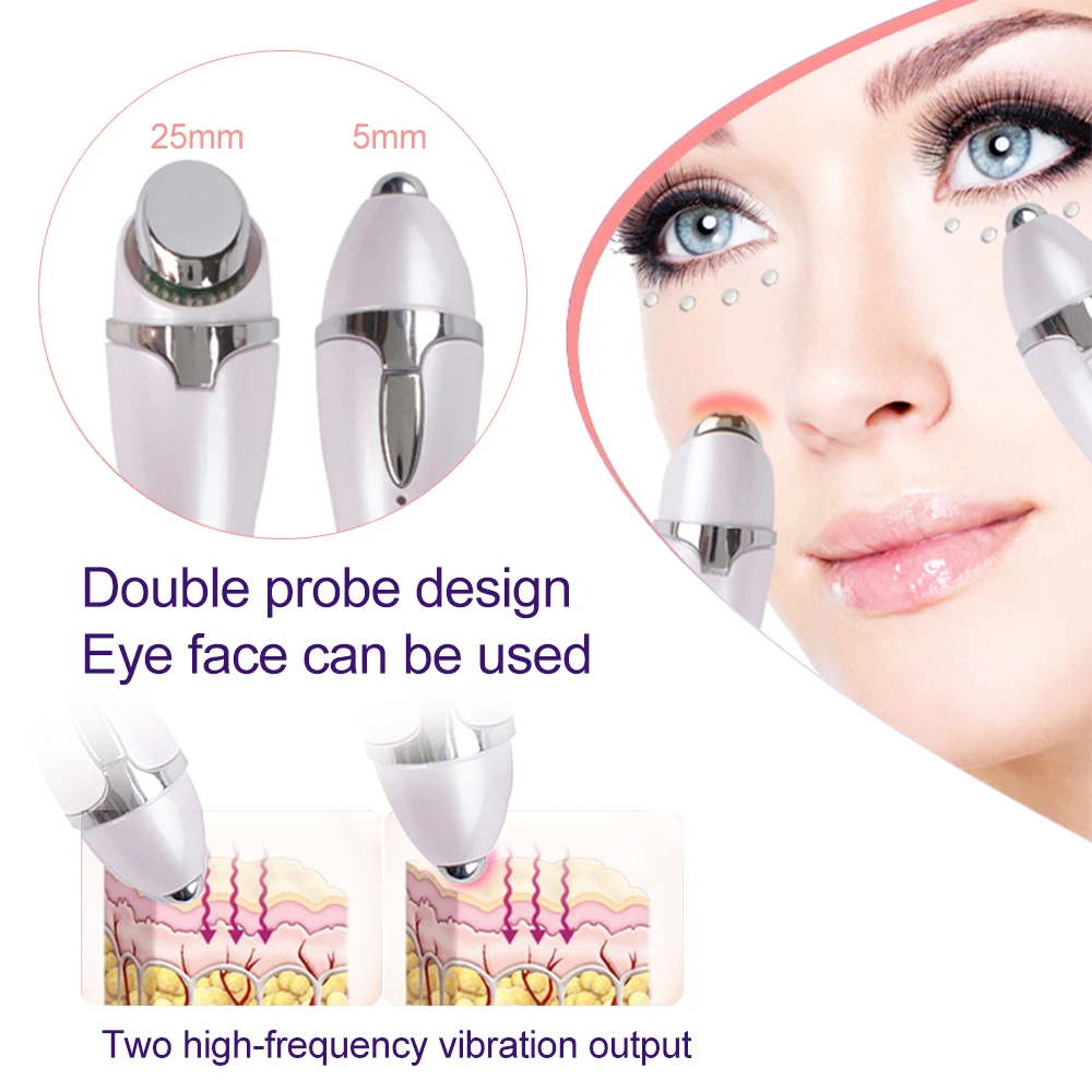 

Drop Ship Blue Red Color Light Laser Ion Acne Treatment Pen Remove Wrinkles Tighten Skin Clean Spot Charging Facial Care Tools