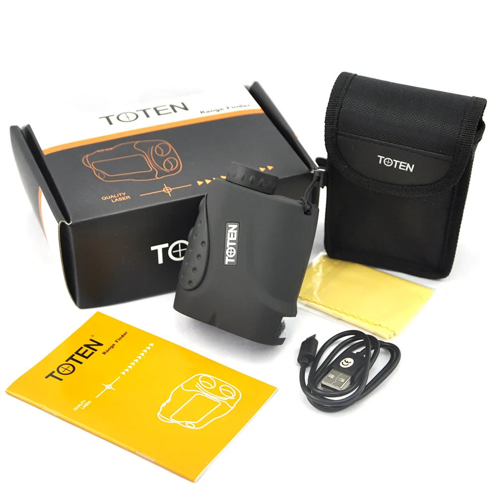 Лазерный дальномер TOTEN 6x21C2 1000 м USB Перезаряжаемый литиевый аккумулятор лазерный