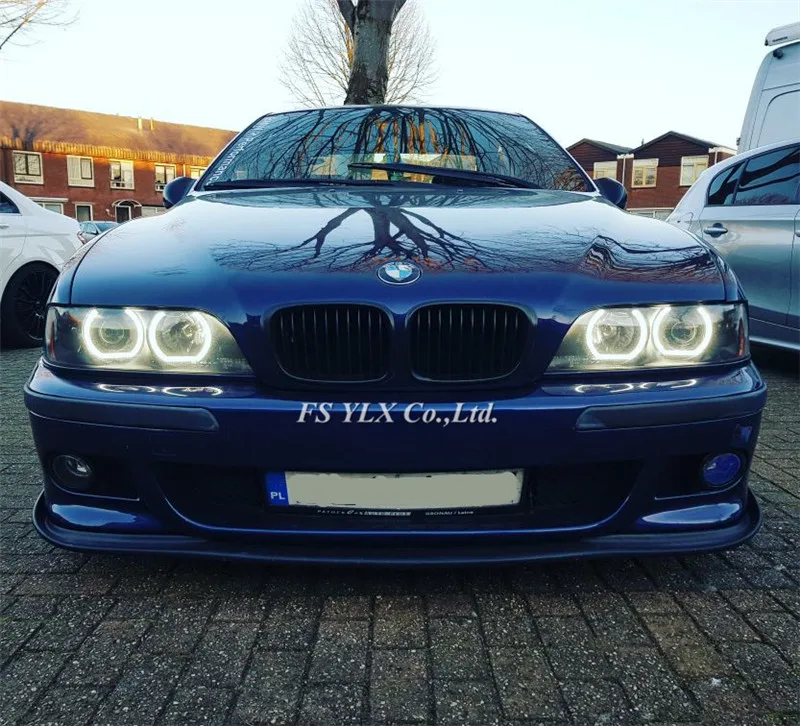 Светодиодные фары FSYLX E92 с кристаллами ангельские глазки для BMW Coupe 07 10