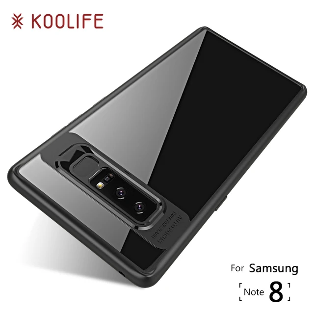For Samsung Galaxy Note 8 Case Silicone Transparen Back Cover for Samsung Note8 Cases KOOLIFE