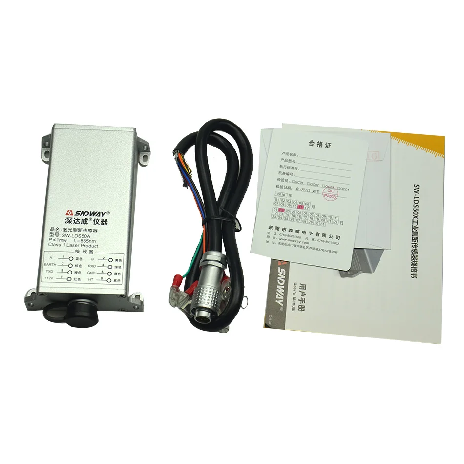 SW-LDS50A Deep Tawet Laser Rangefinder Module Measuring Instrument Industry 50 Meters Distance Sensor SW-LDS50A Deep Tawet Laser Rangefinder Module Measuring Instrument Industry 50 Meters Distance Sensor