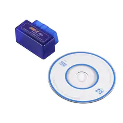 Мини elm327 Bluetooth OBD2 V2.1 Elm 327 V 2,1 OBD 2 Автомобильный диагностический инструмент сканер Elm-327 адаптер obd-ii Авто сканер инструмент