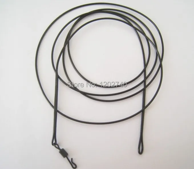 

5 X Lead Free Leaders-Leadcore Alternatives-With Quick Change Swivel-Length 70 CM