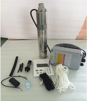 

72v 1300w Max.lift 140M Max.flow 2300L/H solar submersible energy borehole water pump with MPPT controller 3SPST2.3/140-D72/1300