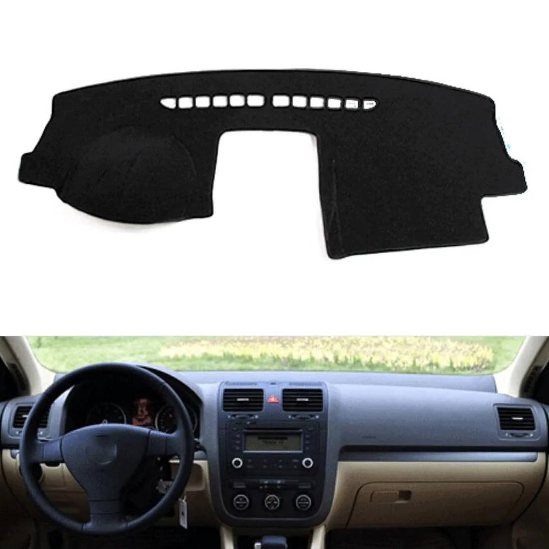 

Dongzhen Fit For VW Sagitar 2006-2011 Auto Car Dashboard Cover Avoid Light Pad Instrument Platform Dash Board Cover Mat