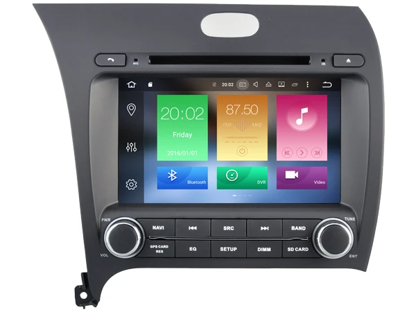 Perfect Android 8.0 octa core 4GB RAM car dvd player for KIA K3/FORTE/CERATO 2013 ips touch screen head units tape recorder radio gps 1