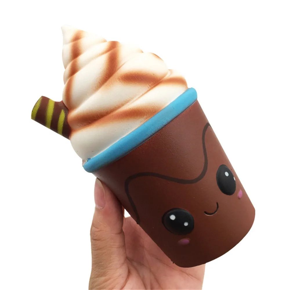 Антистресс SquishyToy шоколадное очарование мороженого медленно растет сжимаемые