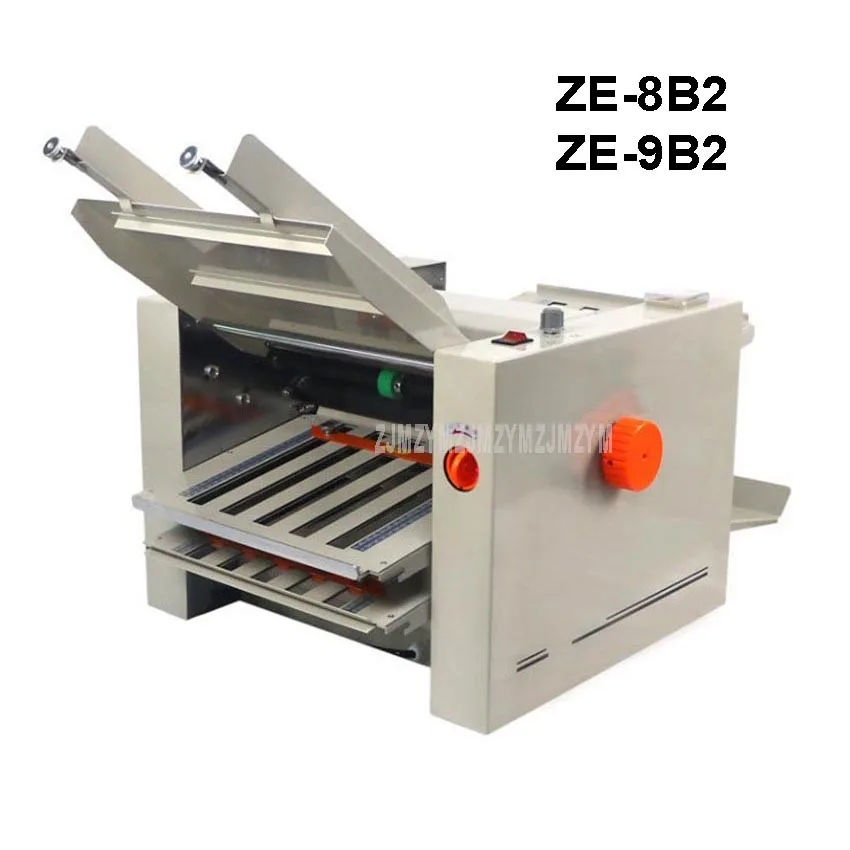 ZE-8B2/9B2 автоматический прибор для складки бумаги бумажная папка 2 складные лотки для инструкции связывающая машина максимальный размер 31*70/21*42 см