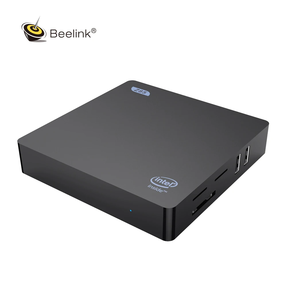 64 Гб Z85 процессор с intel atom Z8350 офисный windows10 Мини ПК 1000 м lan 4 usb порт двойной дисплей