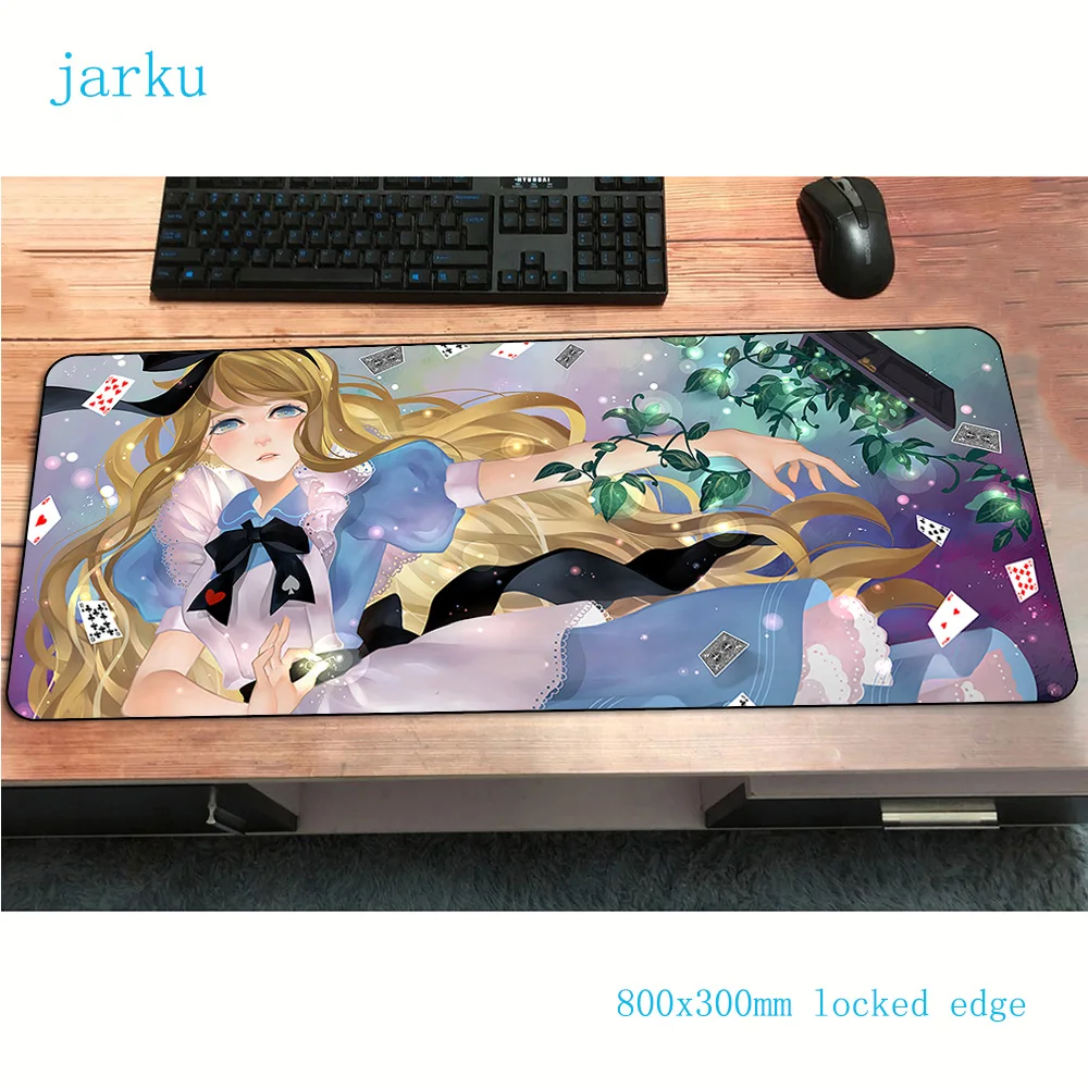 Игровой коврик для мыши Алиса в стране чудес 800x300x3 мм|Коврики мышей| |