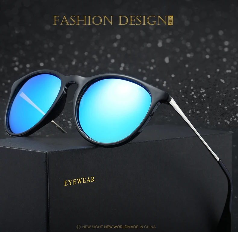 POLARSNOW, сплав+ PC, высокое качество, поляризованные солнцезащитные очки для женщин, фирменный дизайн, круглые Модные солнцезащитные очки, зеркальные линзы Oculos