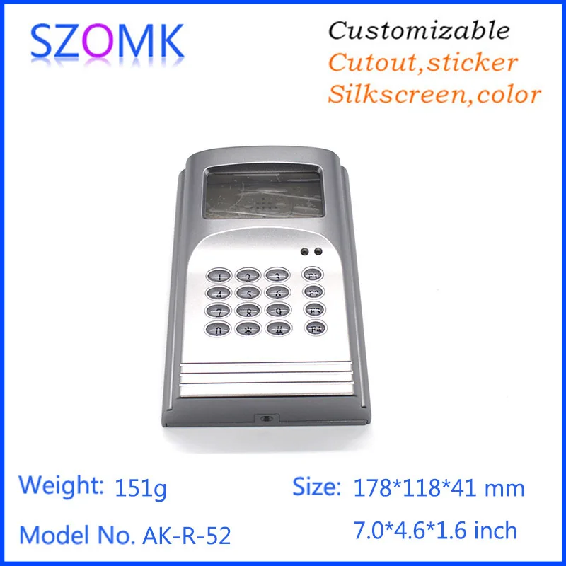 szomk plastic project box electrical plastic RFID enclosure box with keys keypad outdoor control enclosure LCD plastic case  (13).jpg