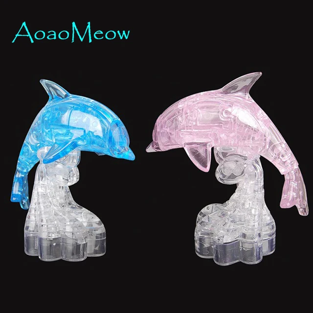 dolphin 3d crystal puzzle