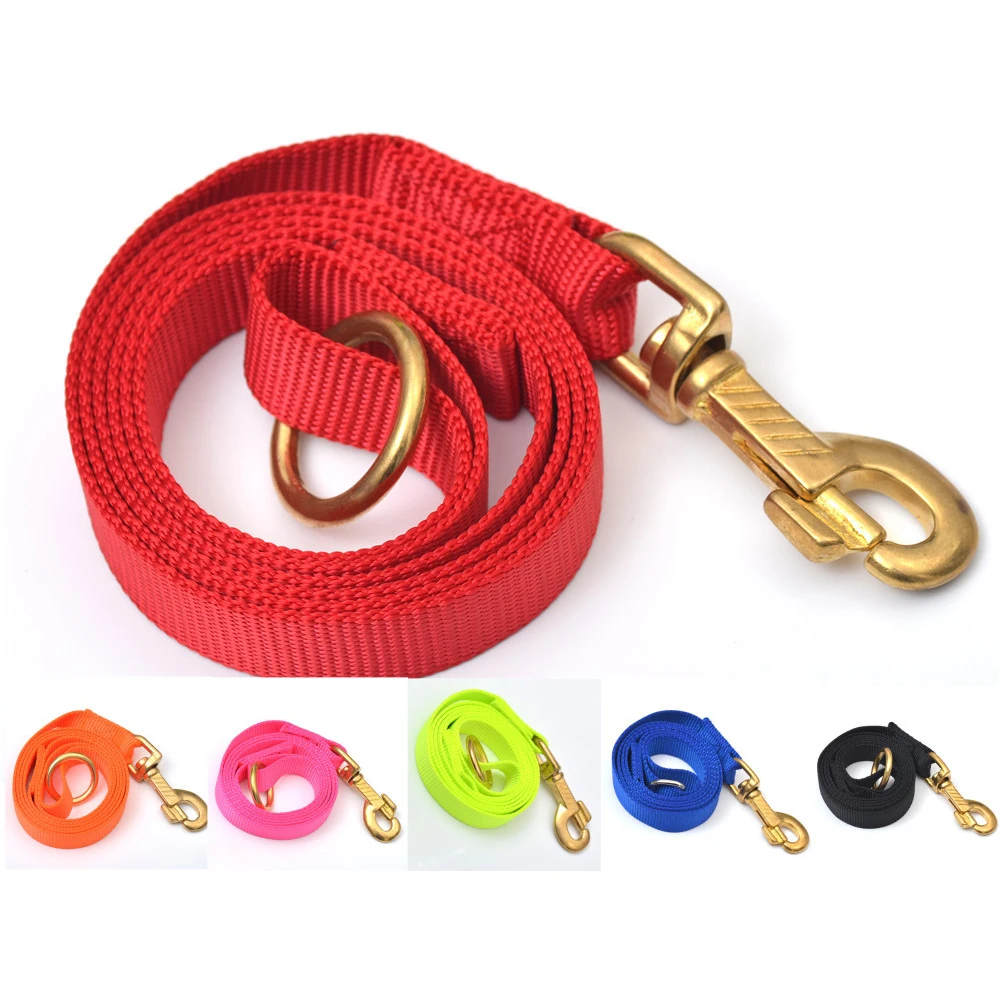 High quality Dog Leash Copper hook pet Lead nylon durable dog Leashes