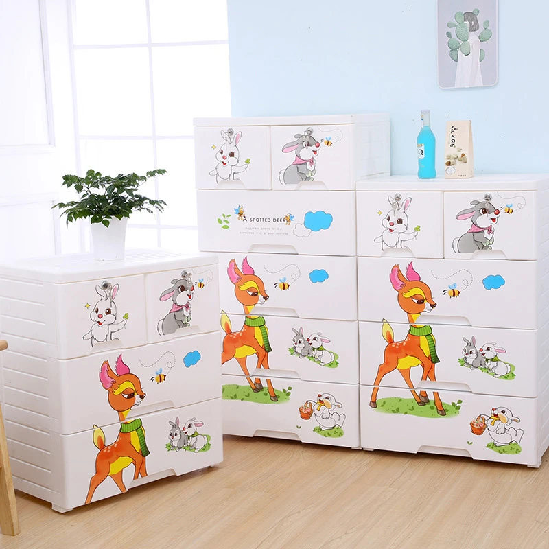 Armoire De Rangement En Plastique Pour Bebe A Tiroirs A Motif De Dessin Anime Armoire A Vetements Pour Bebe Casier A Jouets Garde Robe Pour Enfants Aliexpress