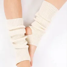 Женские носки для йоги, для занятий фитнесом, для танцев, женская повседневная одежда, для занятий спортом, сохраняющие тепло, для латинских танцев, длинная секция, для вязания, для прогулок