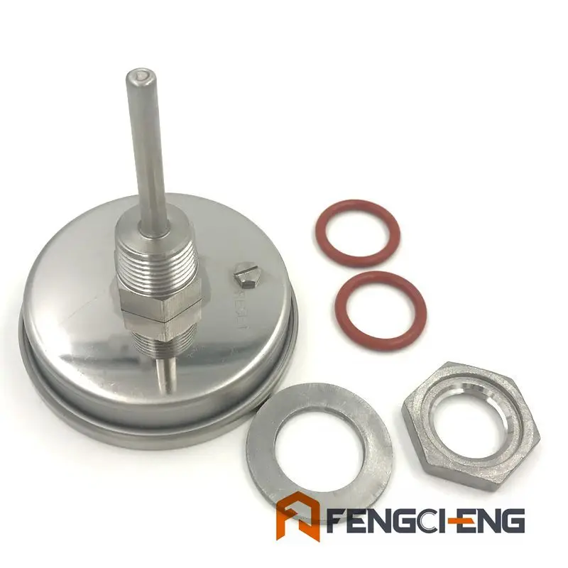 Cheap Free Shipping Weldless Bi metal Thermometer Kit 3\