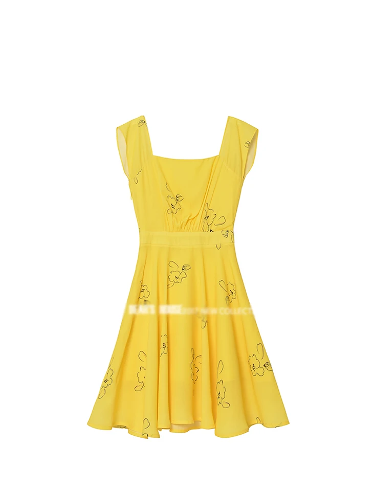 cos yellow dress