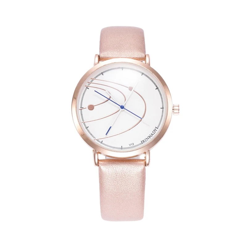 

Women Casual Creativity Quartz Watch Female Fashion Simple Leather Wristwatches For Ladies Relogio Feminino H