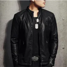 Мужская куртка из натуральной кожи с карманами на молнии; Новинка года; сезон осень; приталенная короткая мужская байкерская куртка из коровьей кожи для мальчиков-подростков; сезон весна