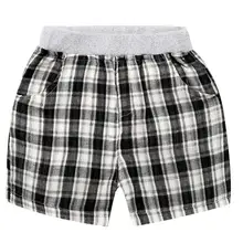 Лидер Летних Продаж Детские шорты, штаны-шаровары для мальчиков и девочек, в полоску, в клетку пять sub Штаны детская одежда маленьких acrive милая детская одежда