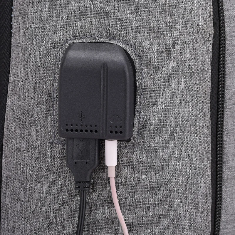 estudante Mochila Adolescentes de carregamento USB estilo