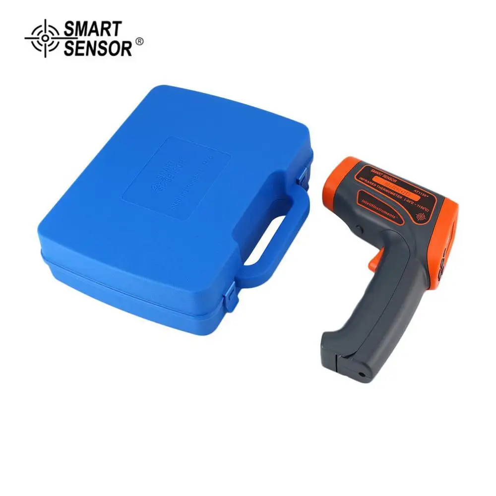 

SMART SENSOR AT1150+ Laser LCD Digital Infrared Thermometer Temperature Meter Gun Point -50~1150 Non-Contact Thermometer