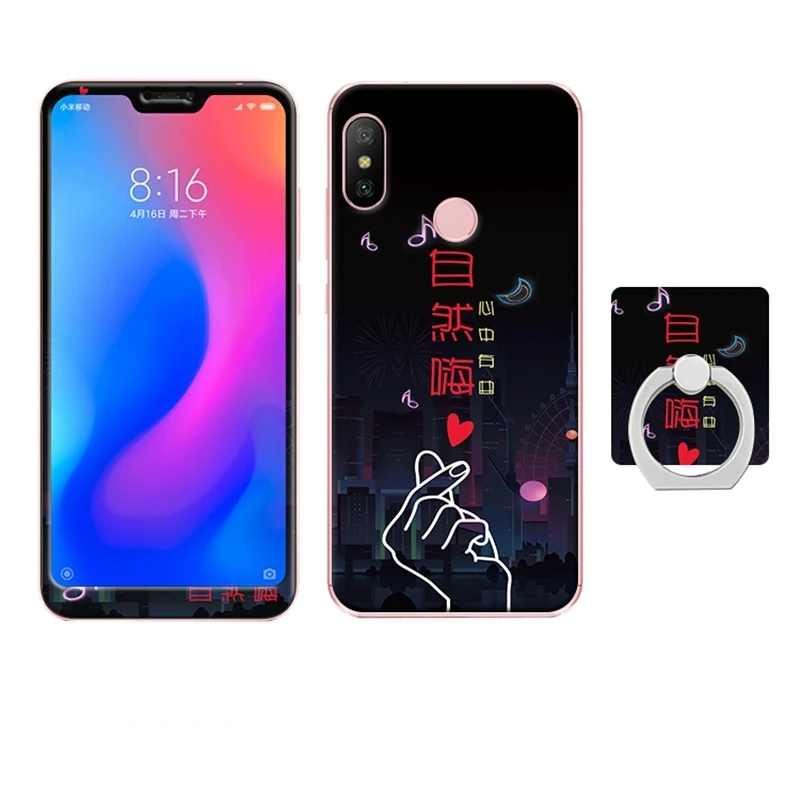 Xiaomi redmi 6 pro redmi 6 redmi 6a mi A2 lite glass case cover  (28)