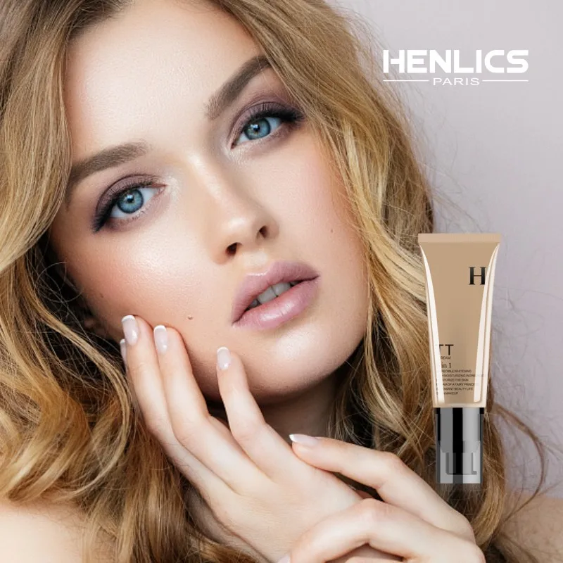 HENLICS Skin Care Whitening Snail TT Cream 50ml Face Makeup BB CC Cream (9)