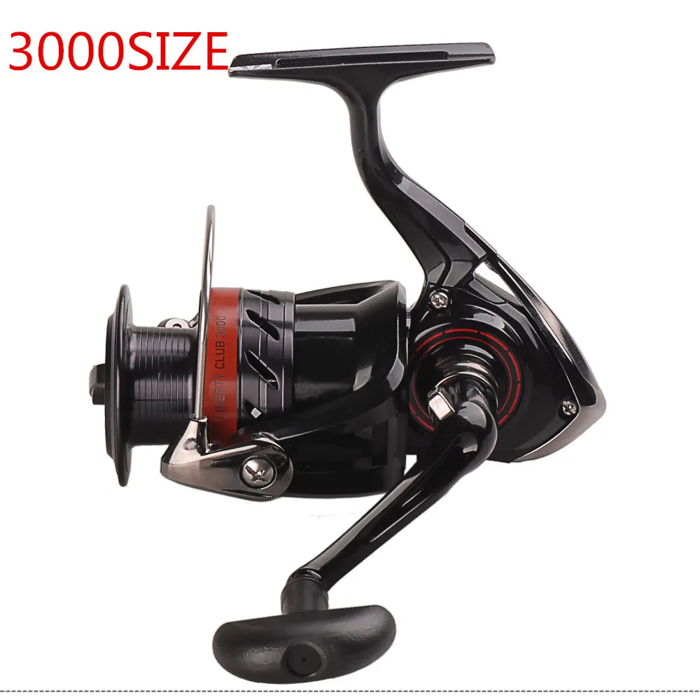 Carretel de Pesca de Água Original Daiwa Liberty Club 2000 - 3000 3500 4000 4bb Completo Metal Fiação Salgada Carretel Moulinet Peche 100% 14 Carretilhas de pesca