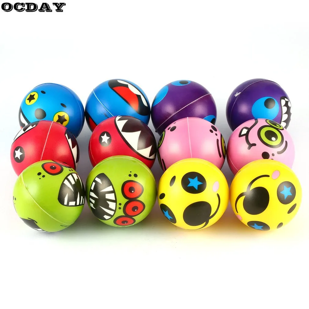 Buy 12pcs/lot Monster Ghost Stress Relief Sponge Foam