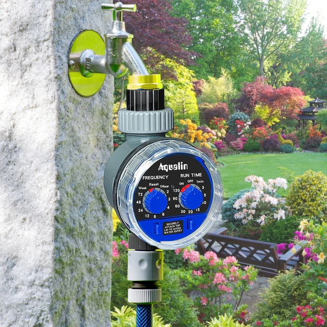 2pcs Aqualin Smart Ball Valve Watering Timer Automatic Electronic Home Garden for Irrigation Used in the 2pcs Aqualin Smart Ball Valve Watering Timer Automatic Electronic Home Garden for Irrigation Used in the Garden , Yard #21025-2