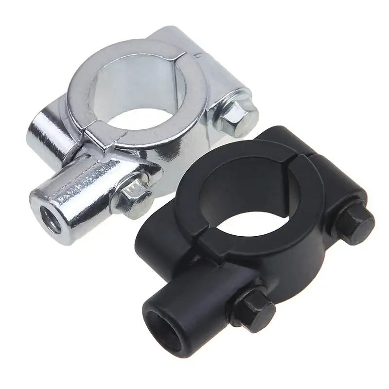 

Adeeing 1pair 8MM 10MM Handlebar Mount Adaptor Motorcycle Rearview Mirror Stand Holder Clip handlebar mount adaptor r30