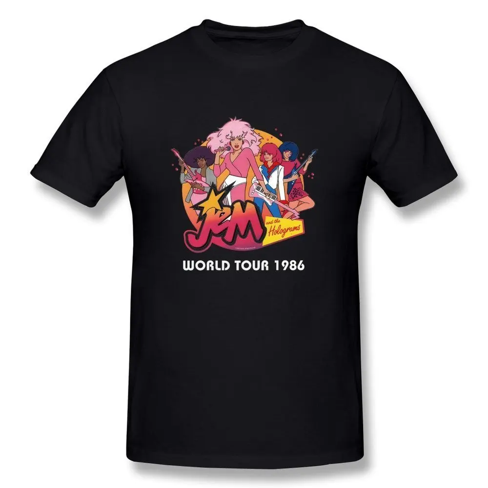 Hsuail Для Мужчин's Jem And The Holograms футболка | Мужская одежда