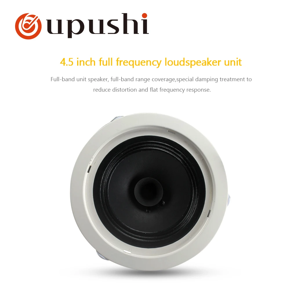 Hifi круглый потолочный динамик TD 205 4 5 дюйма 6 Вт в настенной колонке s|Аудиосистемы