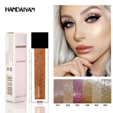 HANDAIYAN макияж губы Блестящий Блеск для губ пигменты длинная одежда увлажняющий Алмазный Блеск жидкая матовая бархатистая Помада для губ губные помады