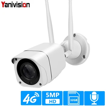 

3G 4G IP Camera 5MP IMX335 Audio Wireless 1080P 2MP CCTV Camera Outdoor TF SD Card Security Video Surveilence Monitor Camhi
