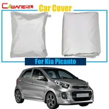 Cubierta Del Coche Para Kia Picanto Cawanerl Auto UV Anti Protector de la Cubierta de Polvo A Prueba de Lluvia Al Aire Libre, Sol, Nieve Resistente A Las Heladas