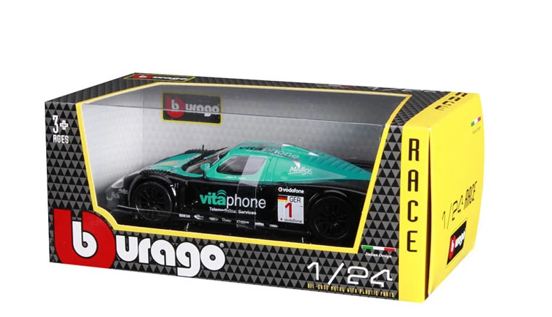 Maisto Bburago 1:24 Maserati MC12 спортивный автомобиль литая под давлением модель автомобиля игрушка для детей Подарки оригинальная коробка