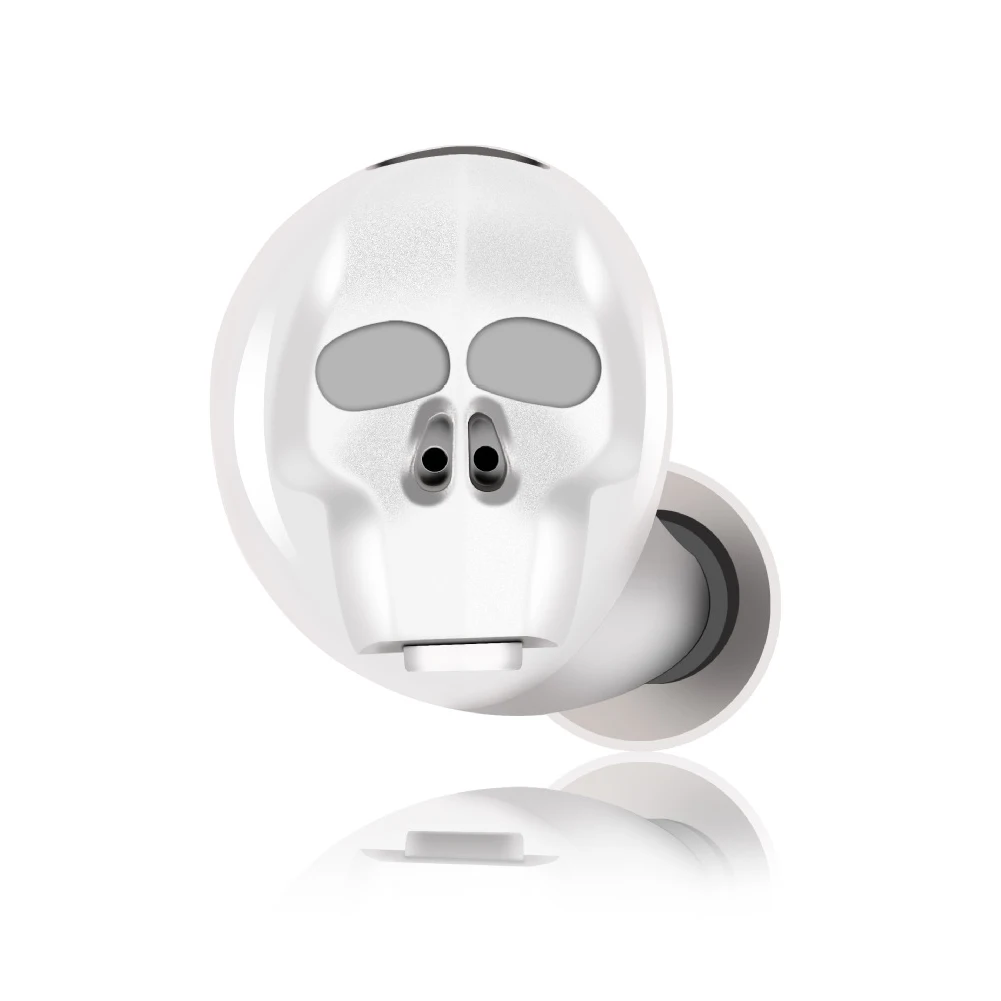 1Pc LED Skull Wireless Bluetooth Earbuds Sports Fitness Earphone for Outdoor Traveling GDeals