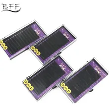 Бренд BFF 4 лотка 0,2 мм матовые ресницы высокого качества синтетическая норка, индивидуальное наращивание ресниц