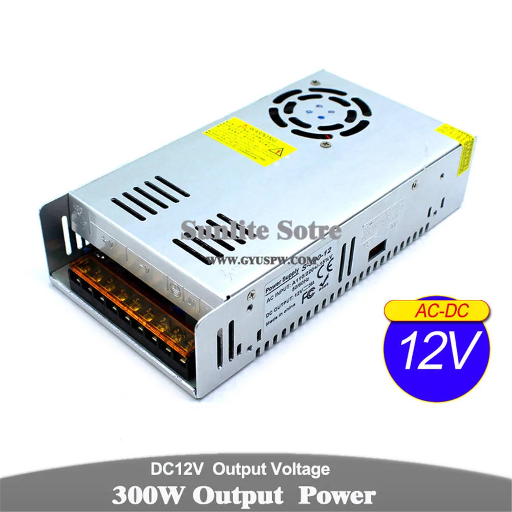12V300W