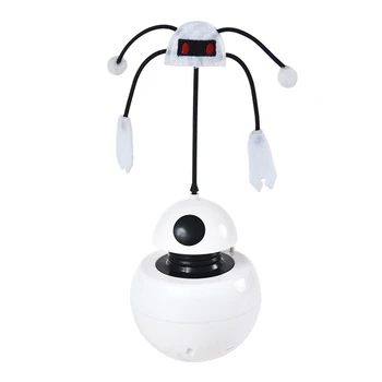 

Automatic Interactive Cat Toys 3 In 1 Multi-Function Electric Rotating Ball Tumbler Game Play With Chase Light For Cats